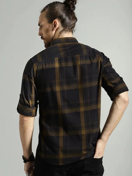Casual Men's Checks Full Sleeves Shirt