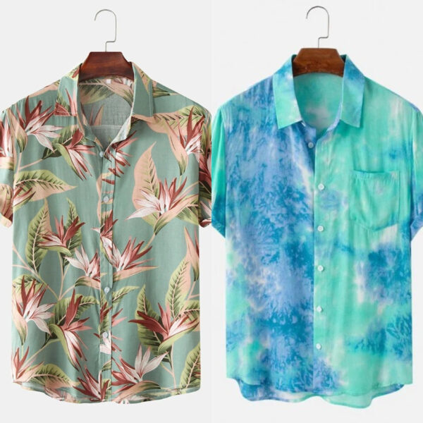 Mens Beach Wear and Smoky Style Shirt