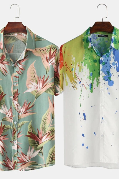 Signature Look with our Men’s Printed Shirts (Pack of 2)