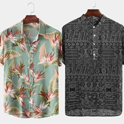 Men’s Printed Shirts: Where Fashion Meets Comfort – Shop Now (Pack of 2)