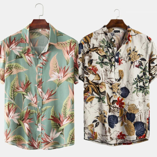 Trendiest Men’s Printed Shirts for Style Enthusiasts (Pack of 2)