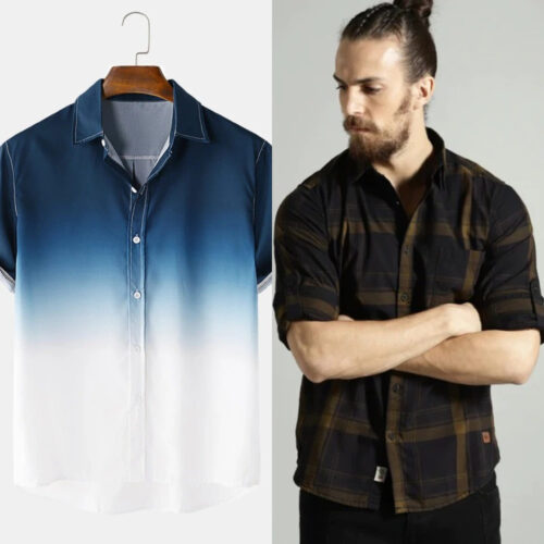 Explore Premium Men’s Printed Shirts – Buy Now (Pack of 2)