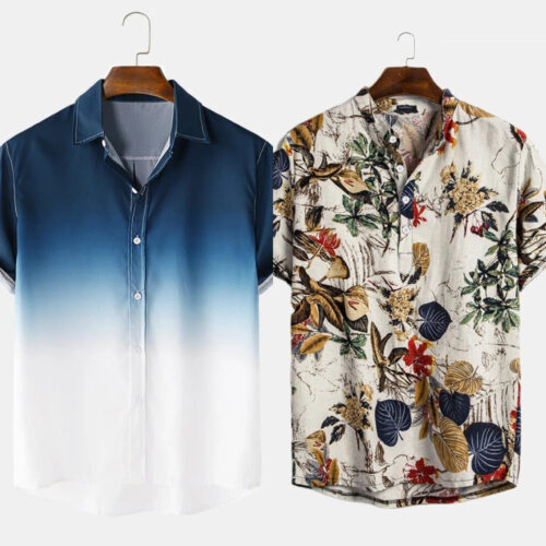 Get Noticed: Men’s Printed Shirts – Buy Now (Pack of 2)