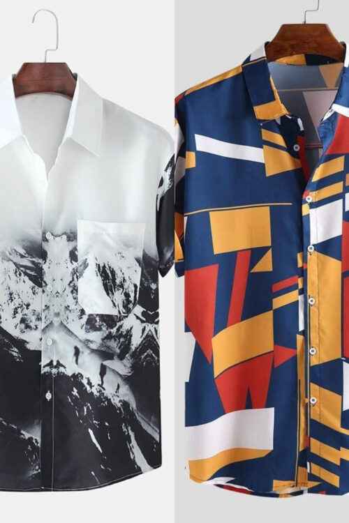 Design Your Look: Men’s Shirt Combos (Pack of 2)