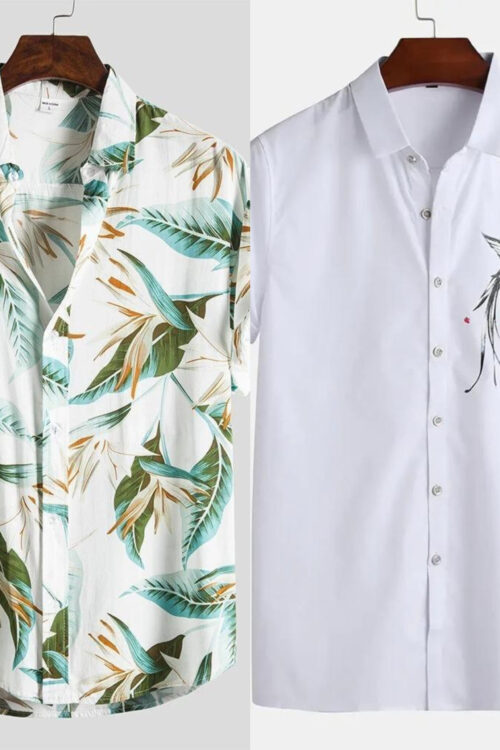 Upgrade Your Look: Men’s Shirt Combos (Pack of 2)