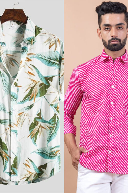 Men’s Shirt Combo Offers – Twinning in Style (Pack of 2)