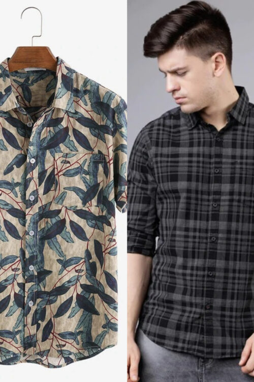 Trendy Men’s Shirt Combos Online – Our Brand (Pack of 2)