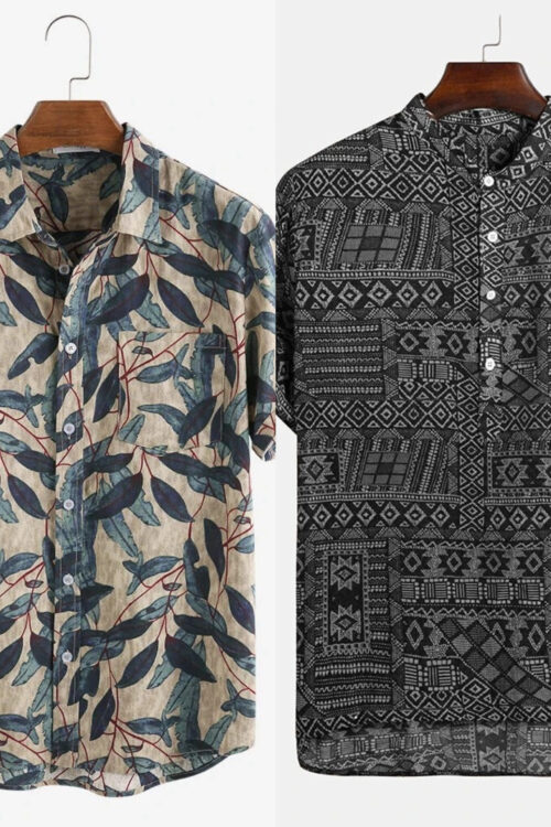 Men’s Shirt Combos – Upgrade Your Style Online (Pack of 2)