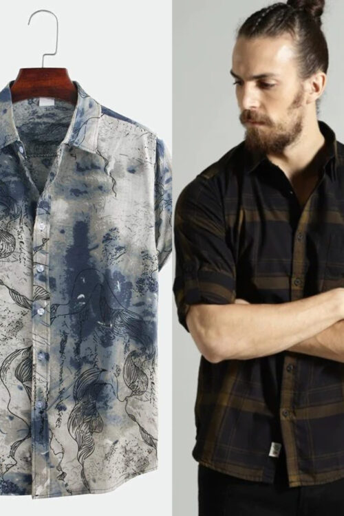 Distinctive Men’s Shirt Combos: Style Meets Savings (Pack of 2)