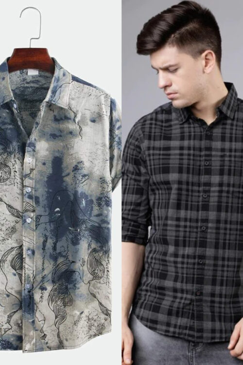 Shop the Best Men’s Shirt Combos: Affordable Luxury (Pack of 2)