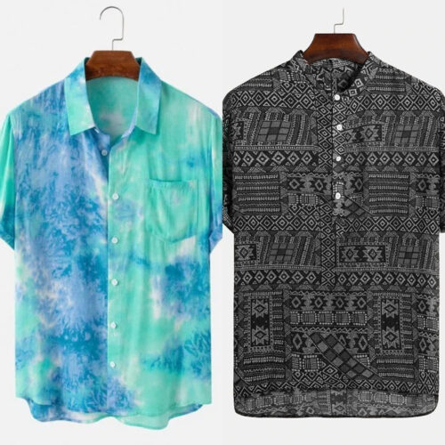 Explore Stylish Men’s Casual Shirts – Shop Now (Pack of 2)