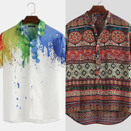Shop Friendly Men’s Printed Shirt Sets (Pack of 2)