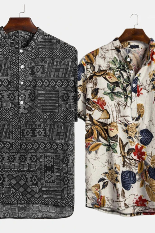 Unbelievable Prices: Men’s Printed Shirt Combos (Pack of 2)