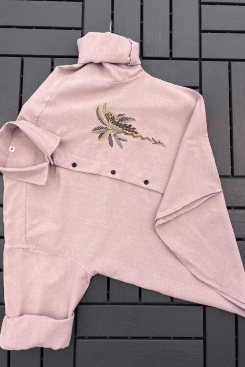 Premium Linen Embroidered Men’s Shirt